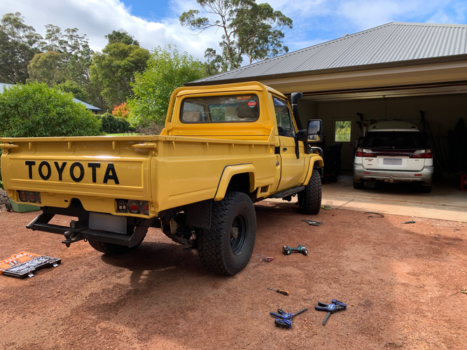 75 Series Ute Rear Flares Suits Landcruiser